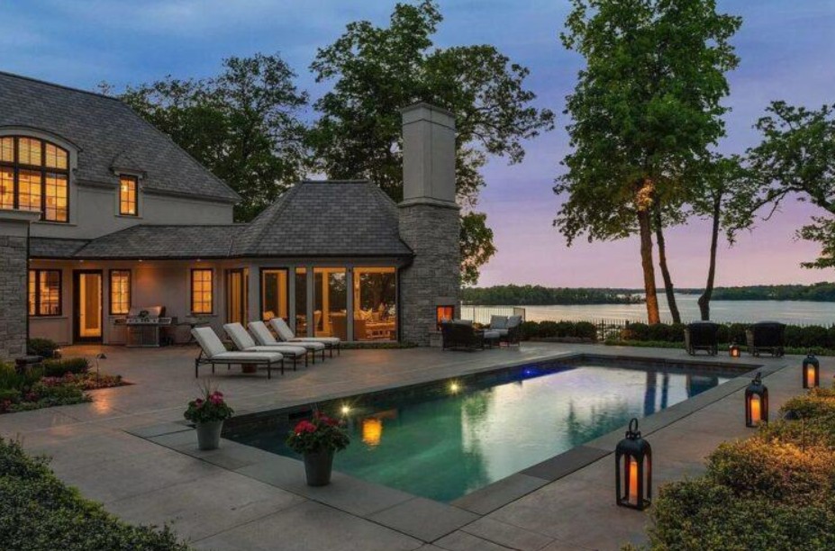 Luxury Minnesota lakefront home — represented by Edina Realty